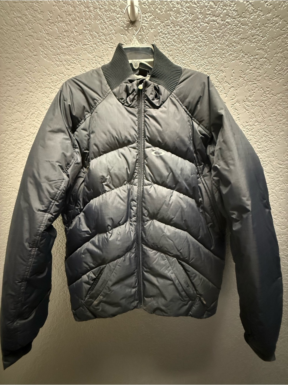 Vintage Oakley Down Puffer Jacket black XL